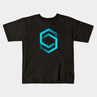 Linked hexagons Kids T-Shirt